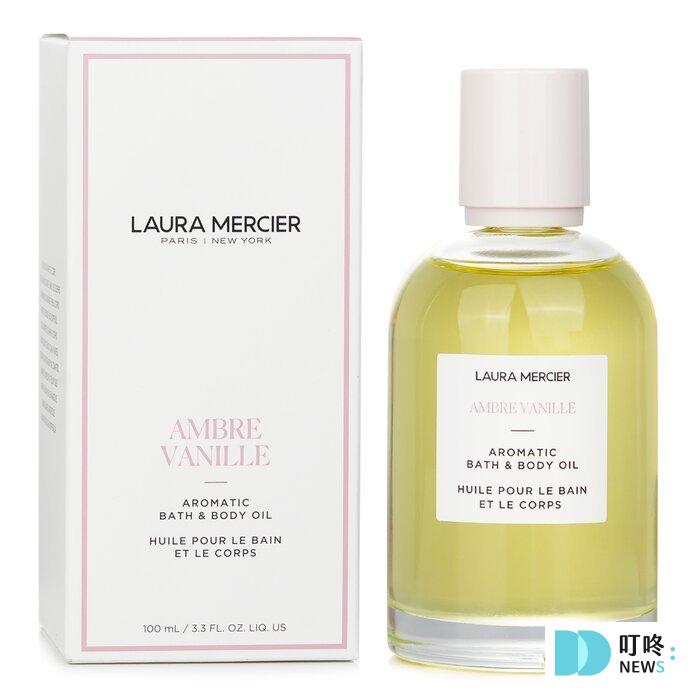 7. LAURA MERCIER 蘿拉蜜思 - 琥珀香草香氛沐浴精油100ml，24