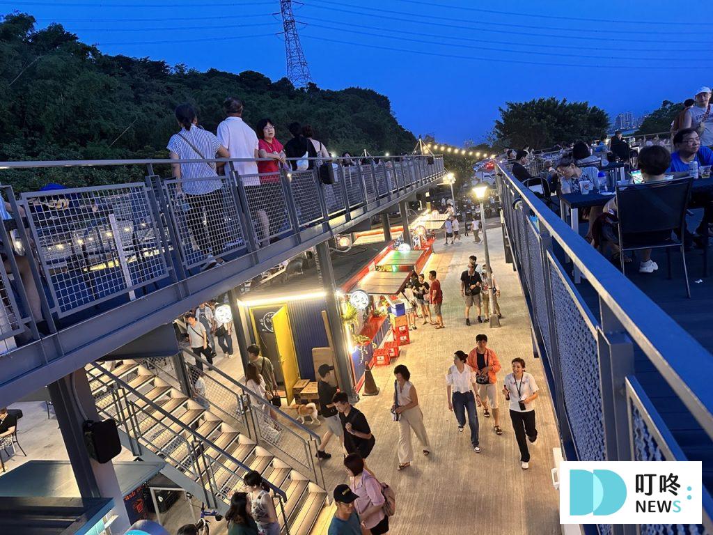 關渡碼頭貨櫃市集_夜晚2