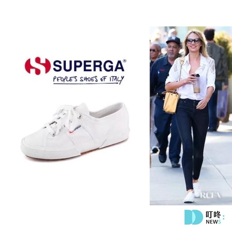 8. 不敗經典 | SUPERGA Classic 白色帆布鞋 ,100