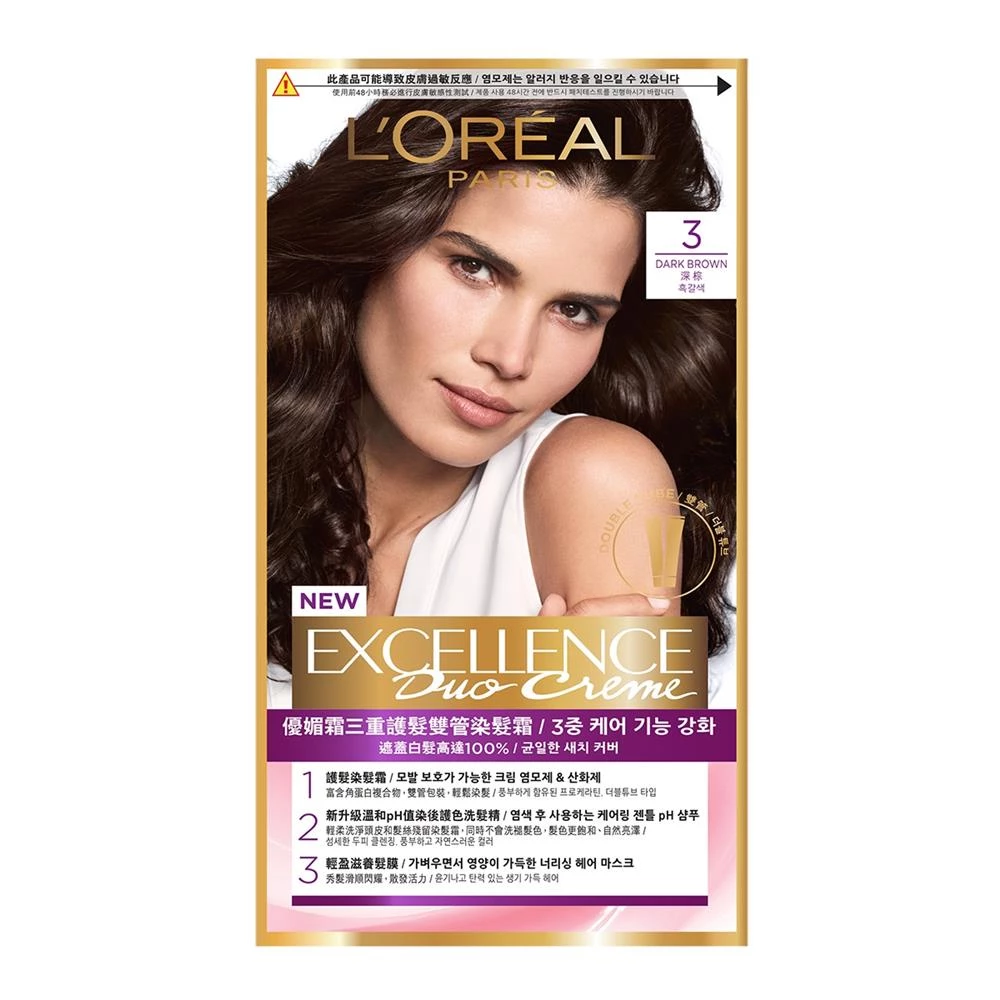 L'Orèal Paris 優媚霜三重護髮染髮霜 96g $229