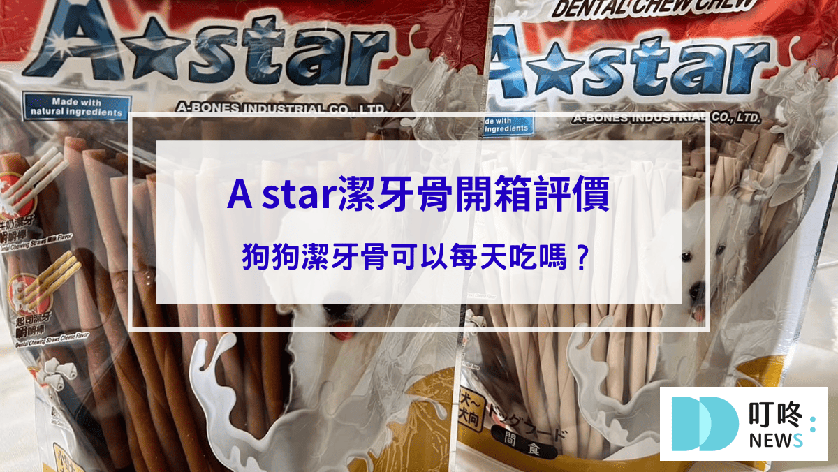 寵物日常 狗狗A star潔牙骨:真實開箱評價,狗狗潔牙骨可以每天吃嗎?