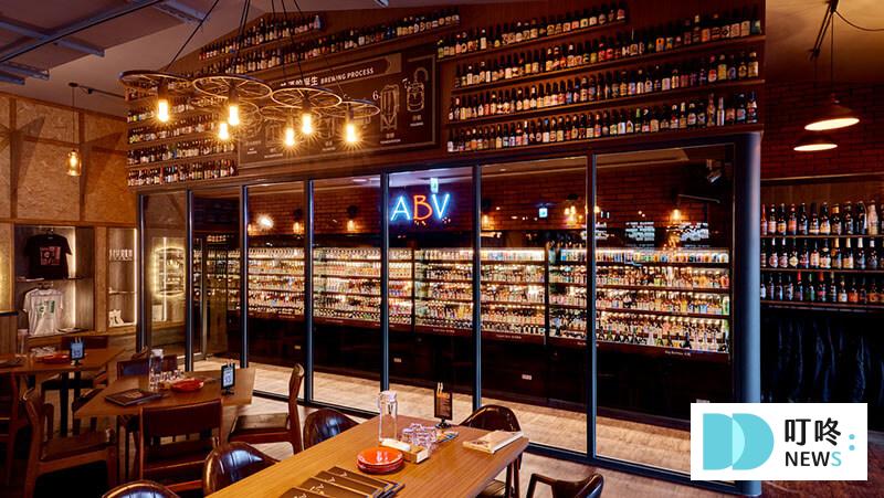 台中餐酒館推薦6｜西區–ABV Bar & Kitchen 地中海餐酒館 台中概念店：700款啤酒長廊，帶你環遊世界