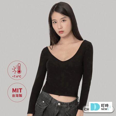 7. 【舒適科技面料】HUE 深V美波發熱 BRA TOP $680