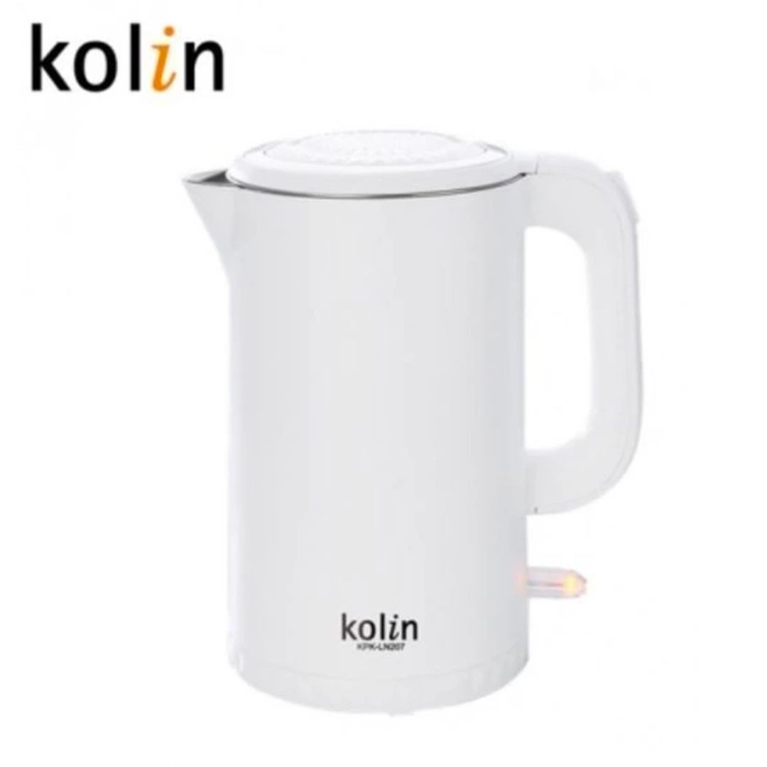 KOLIN歌林 316不鏽鋼雙層防燙1.7L快煮壺 電茶壺 KPK-LN207