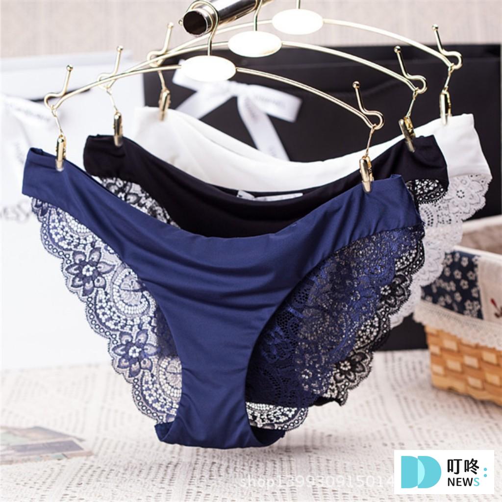 10. 【維多利亞秘密款】《說實話》中低腰冰絲無痕蕾絲內褲 $29