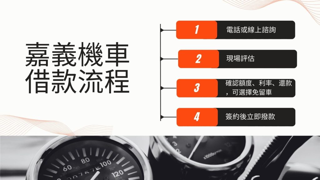 嘉義機車借款流程
